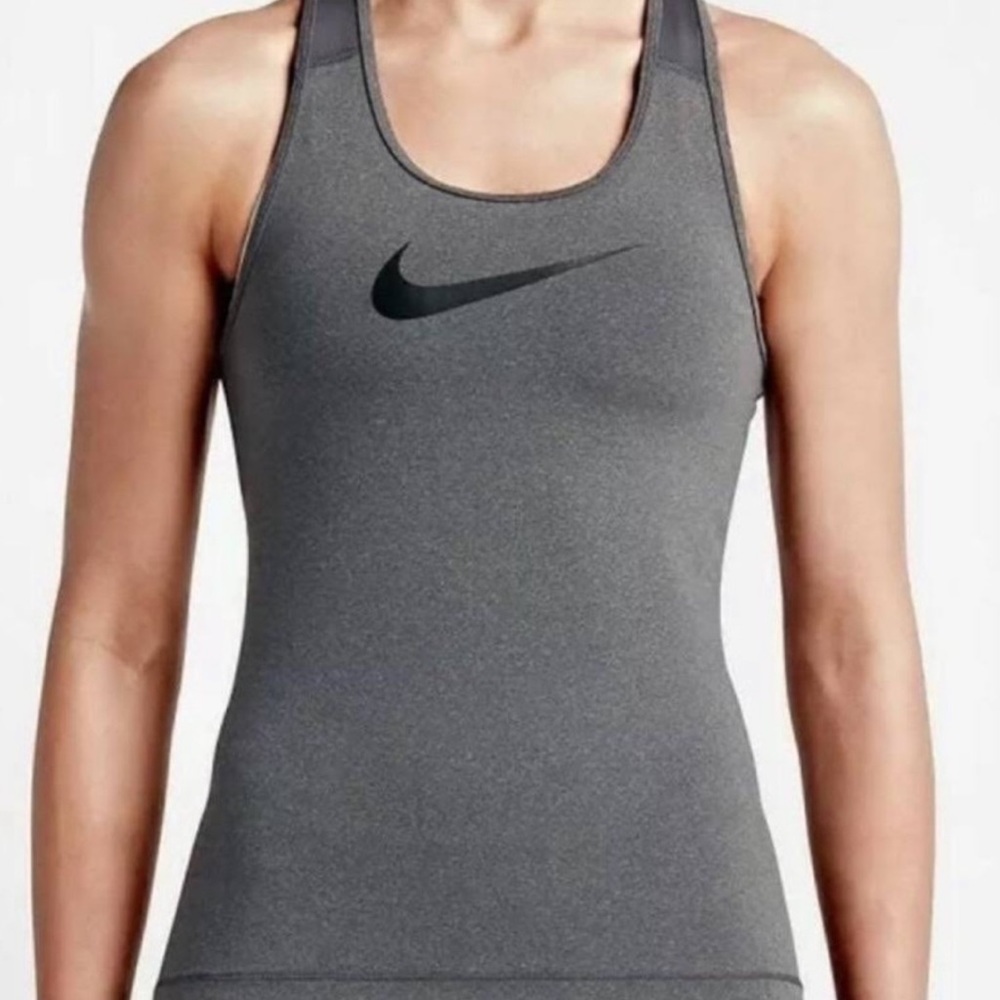 Nike Pro Dri Fit Tank Top W/ Swoosh Logo